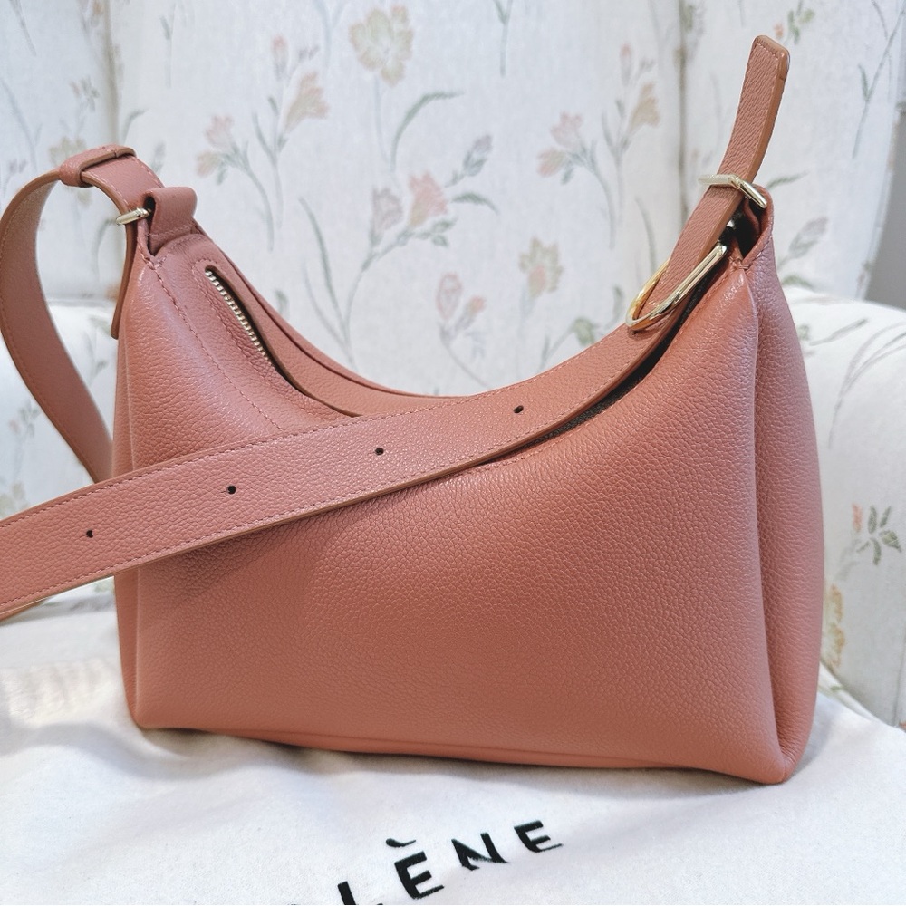 Polène Crossbody Bag in Warm Terracotta - Picture 3 of 6